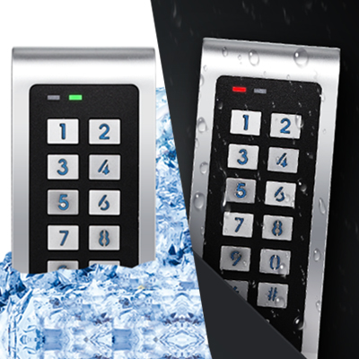Sistema de controle de acesso com teclado externo de -40 ℃