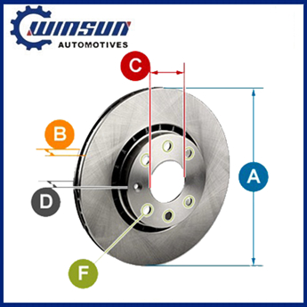 WINMANN High Performence French Car Drilled Brake Disc