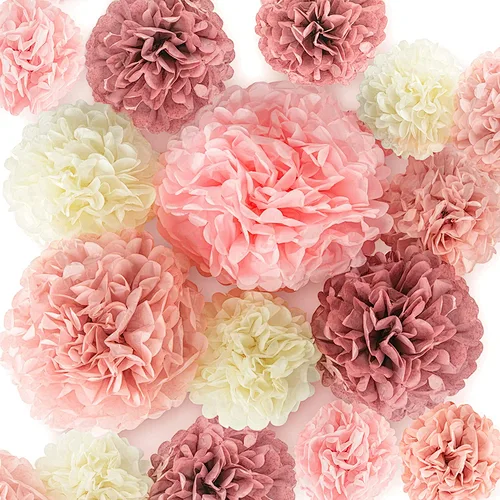 party decoration paper pompom