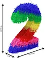 colorful number pinata
