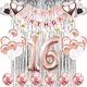 Rose Gold theme birthday party decoration