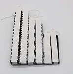 Black and white paper fan decoration