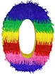 colorful number pinata