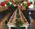 indoor christmas paper decoration sets