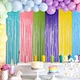 foil fringe curtains