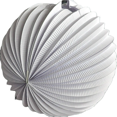 Hot sale white wedding reception chinese accordion paper lanterns