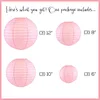wedding decoration pink paper lantern