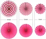 all paper fan for party decoration