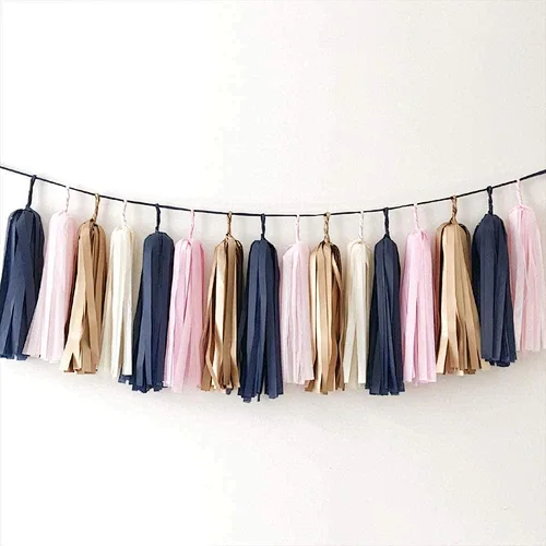 tissue paper tassel