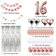 Rose Gold theme birthday party decoration