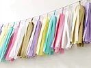 tissue paper tassel