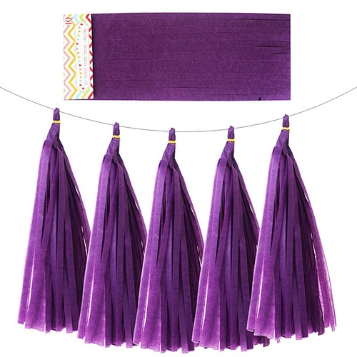 tissue paper tassel