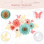 3d paper hanging decoration flower