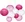 pink color Valentine party decoration paper lantern