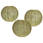 Gold sequin fabric lantern