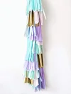 Mix color paper tassel