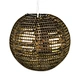 Gold sequin fabric lantern