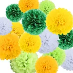 paper decorations pompom flowers