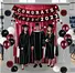 dark foil rose  Graduation Celebration Decorations