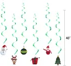 christmas decoration paper fan paper swirl