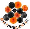 black and orange color halloween decoration kits