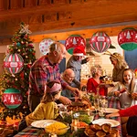 paper Christmas Hanging Paper Lanterns