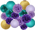 Mermaid theme Sea Party Decorations paper lantern