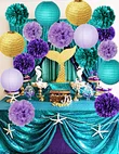 Mermaid theme Sea Party Decorations paper lantern