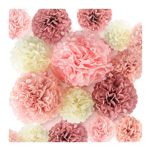 tissue paper pompom
