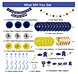 blue Yellow graduation  elebration party decoration