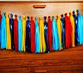 tissue paper tassel