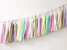 tissue paper tassel