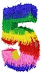 Number design pinata