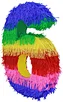HKH Number pinata