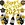 golden foil balloon for new year decoration