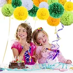 paper decorations pompom flowers
