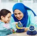 tissue paper honeycomb decorations for Ramadan