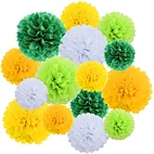 paper decorations pompom flowers