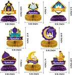 Ramadan Mubarak table topper decoration Honeycomb