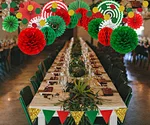 Birthday Christmas Party Decoration Supplies Set