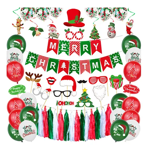 Christmas Party Decoration Supplies Set