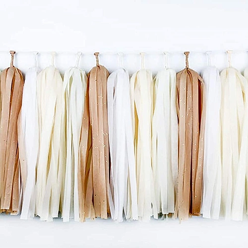 backdrop design paper tassel for wedding and party