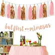 Rose Gold Glittery  paper tassel