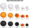 Paper Lanterns and Pom Pom Balls Hanging Decoration