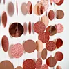 Paper polka dots hanging streamer
