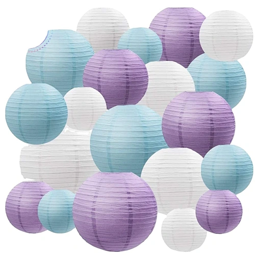HKH handmade Manufacture production good quality collapsible regular round paper ceiling lantern