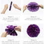 Halloween decoration tissue paper flowers