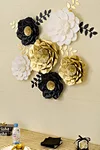 3D golden Paper Flower Decoration