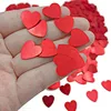 heart table confetti