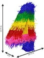 colorful number pinata